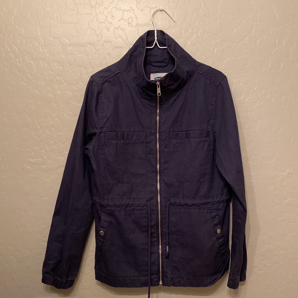 OLD NAVY- Navy Blue Utility Jacket-Size M